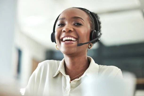 Headset professional accompanying telephone language and translation services